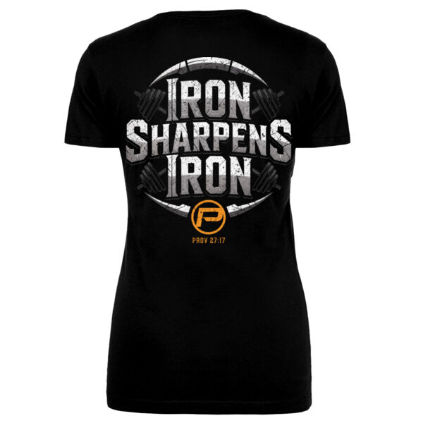 IRON SHARPENS IRON - WOMEN'S FITTED T-SHIRT Thumbnail